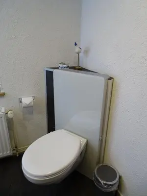 Ein Badezimmer in der Unterkunft Fewo-Nordseebaer