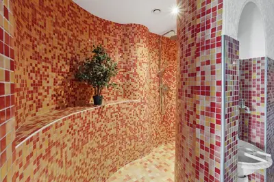 Ein Badezimmer in der Unterkunft Fewo-Seegras