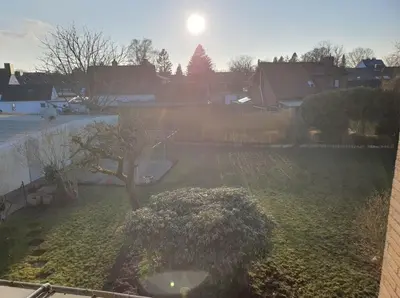 Ein Garten an der Unterkunft Ferienwohnung in einer idyllischen Lage