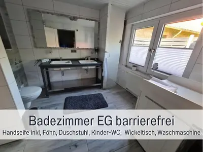 Grundriss der Unterkunft Ferienhaus Ankerplatz Ihlienworth - Top bewertet von Hundehaltern - Hunde willkommen, nicht nur geduldet - hoher Zaun -Whirlpoolwanne - Infrarotkabine - familienfreundlich - Wellness - EG barrierefrei