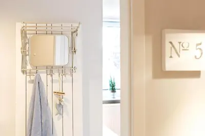 Ein Badezimmer in der Unterkunft Dat-Meerhus Wohnung 5