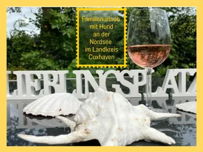 Ein Zertifikat, Auszeichnung, Logo oder anderes Dokument, das in der Unterkunft Ferienhaus Odisheim - Hunde herzlich willkommen - hoher Zaun - Terrasse mit Überdachung - familienfreundlich ausgestellt ist