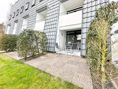 Das Gebäude in dem sich die Ferienwohnung befindet
