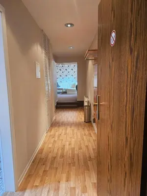 Ein Bett oder Betten in einem Zimmer der Unterkunft Ferienwohnung Alt Otterndorf