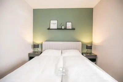 Ein Bett oder Betten in einem Zimmer der Unterkunft 