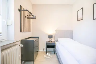 Ein Bett oder Betten in einem Zimmer der Unterkunft 