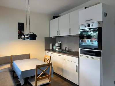 Küche/Küchenzeile in der Unterkunft Haus Poseidon, Apartment POS15