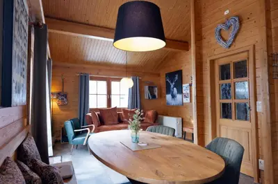 Ein Sitzbereich in der Unterkunft Küstenhaus Silbermöwe