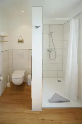 Ein Badezimmer in der Unterkunft Nordseeliebe