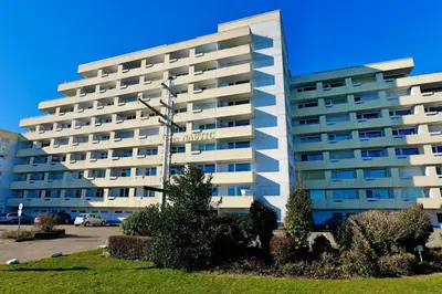 Das Gebäude in dem sich die Ferienwohnung befindet