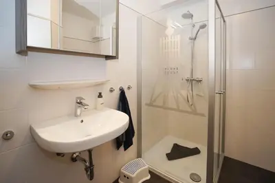 Ein Badezimmer in der Unterkunft Residenz Meeresbrandung