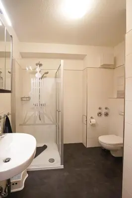 Ein Badezimmer in der Unterkunft Residenz Meeresbrandung