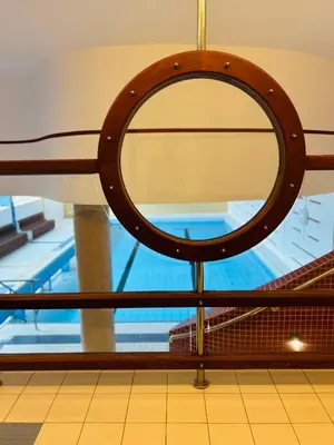 Der Swimmingpool an oder in der Nähe von Penthouse Duhner Strand