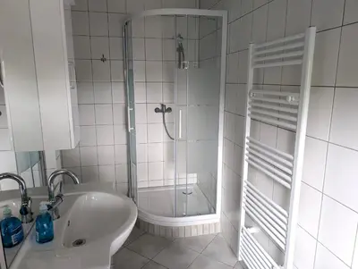 Ein Badezimmer in der Unterkunft Fewo Seestern