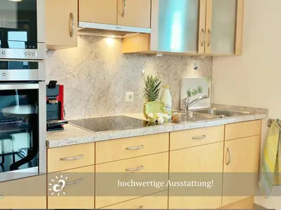 Küche/Küchenzeile in der Unterkunft Penthouse De Lark