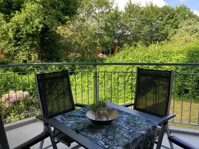 Ein Garten an der Unterkunft Hohe Lith, Haus 2, Wohnung 2