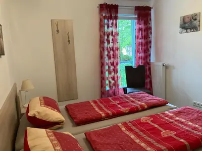 Ein Bett oder Betten in einem Zimmer der Unterkunft Hohe Lith, Haus 2, Wohnung 2