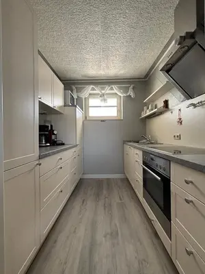 Küche/Küchenzeile in der Unterkunft Haus Poseidon, Ferienwohnung POS31
