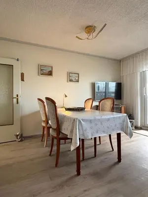 Ein Sitzbereich in der Unterkunft Haus Poseidon, Ferienwohnung POS31