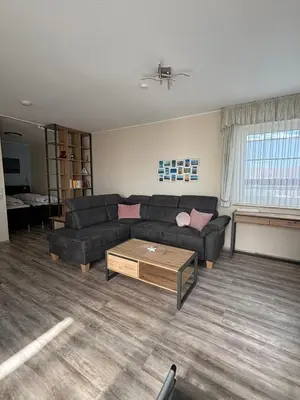 Ein Sitzbereich in der Unterkunft Haus Poseidon, Apartment POS35