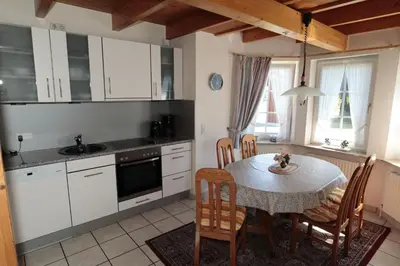 Küche/Küchenzeile in der Unterkunft Ferienhaus Fischotter - 300m zum Wattenmeer - All Inklusive