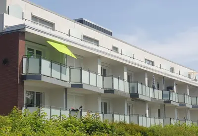 Das Gebäude in dem sich die Ferienwohnung befindet