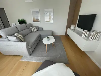 TV/Unterhaltungsangebot in der Unterkunft Ferienwohnung Steubenhöft