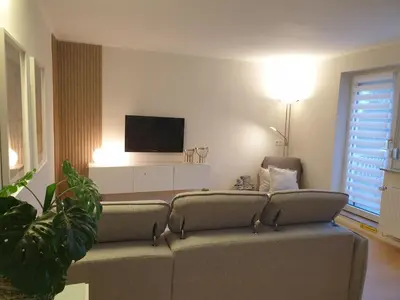 TV/Unterhaltungsangebot in der Unterkunft Ferienwohnung Steubenhöft