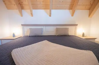Ein Bett oder Betten in einem Zimmer der Unterkunft Ferienhaus Hans Albers 2