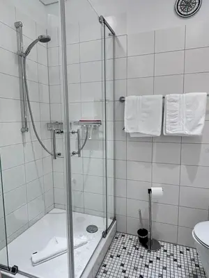 Ein Badezimmer in der Unterkunft Haus Poseidon, Apartment POS07