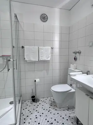 Ein Badezimmer in der Unterkunft Haus Poseidon, Apartment POS07