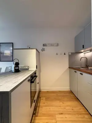 Küche/Küchenzeile in der Unterkunft Haus Poseidon, Ferienwohnung POS33