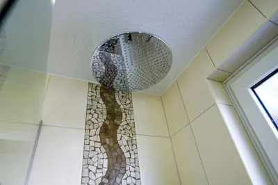 Ein Badezimmer in der Unterkunft Strandhochhaus SA05