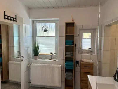 Ein Badezimmer in der Unterkunft Fewo Auszeit am Meer
