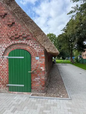 Das Gebäude in dem sich die Ferienwohnung befindet