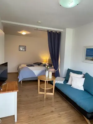 Ein Bett oder Betten in einem Zimmer der Unterkunft 
