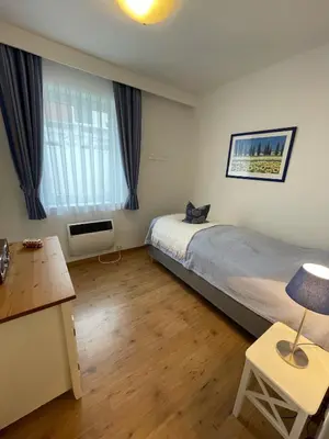 Ein Bett oder Betten in einem Zimmer der Unterkunft 
