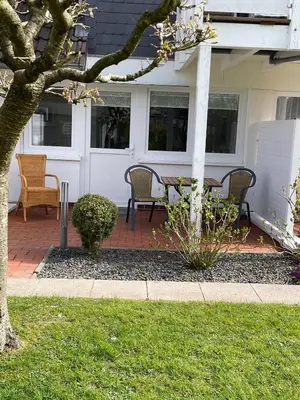 Ein Garten an der Unterkunft 