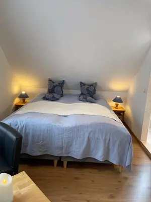 Ein Bett oder Betten in einem Zimmer der Unterkunft 