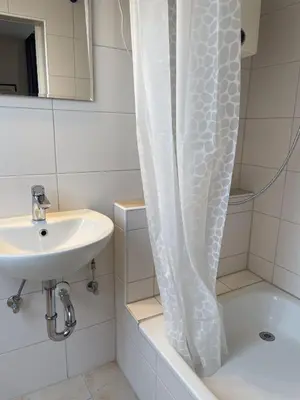 Ein Badezimmer in der Unterkunft 
