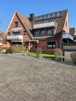 Das Gebäude in dem sich die Ferienwohnung befindet