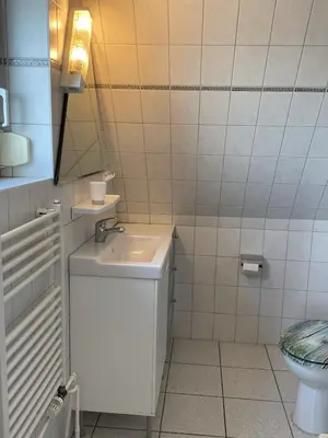 Ein Badezimmer in der Unterkunft 