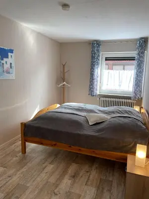 Ein Bett oder Betten in einem Zimmer der Unterkunft 