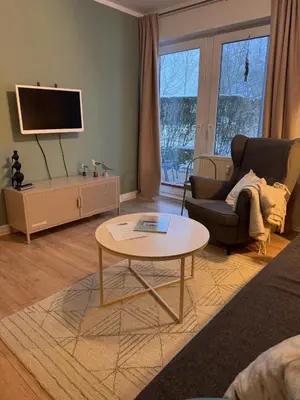 TV/Unterhaltungsangebot in der Unterkunft Ferienwohnung in Dorum