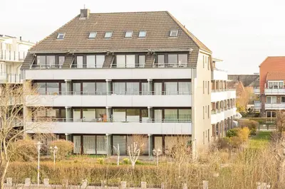 Das Gebäude in dem sich die Ferienwohnung befindet