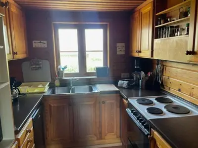 Küche/Küchenzeile in der Unterkunft Feriendomizil Haus Störtebeker