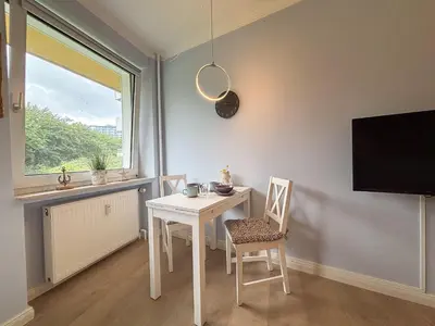 TV/Unterhaltungsangebot in der Unterkunft Haus Frauenpreis Wohnung 57