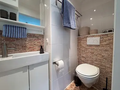 Ein Badezimmer in der Unterkunft Haus Frauenpreis Wohnung 57