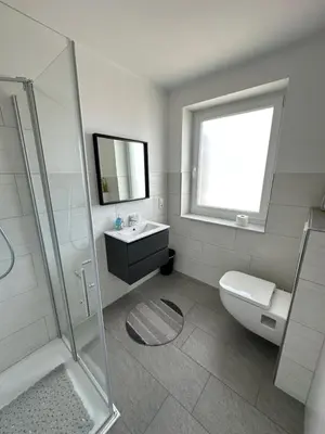 Ein Badezimmer in der Unterkunft Star Ferien Appartement