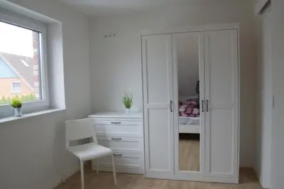 Grundriss der Unterkunft 6 Personen Ferienhaus mit Sauna, Whirlpool, zwei Duschen sowie Kaminofen in Otterndorf